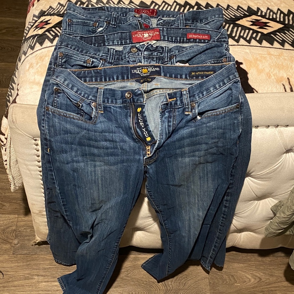 3 Lucky Brand Men's Jeans for $30. Size 32x30
